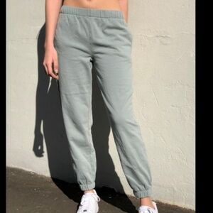 Brandy Melville Sage Green Sweatpants